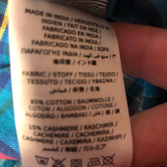 Gant Americana L/S Plaid Shirt - Cotton & Cashmere - Picture 6 of 6